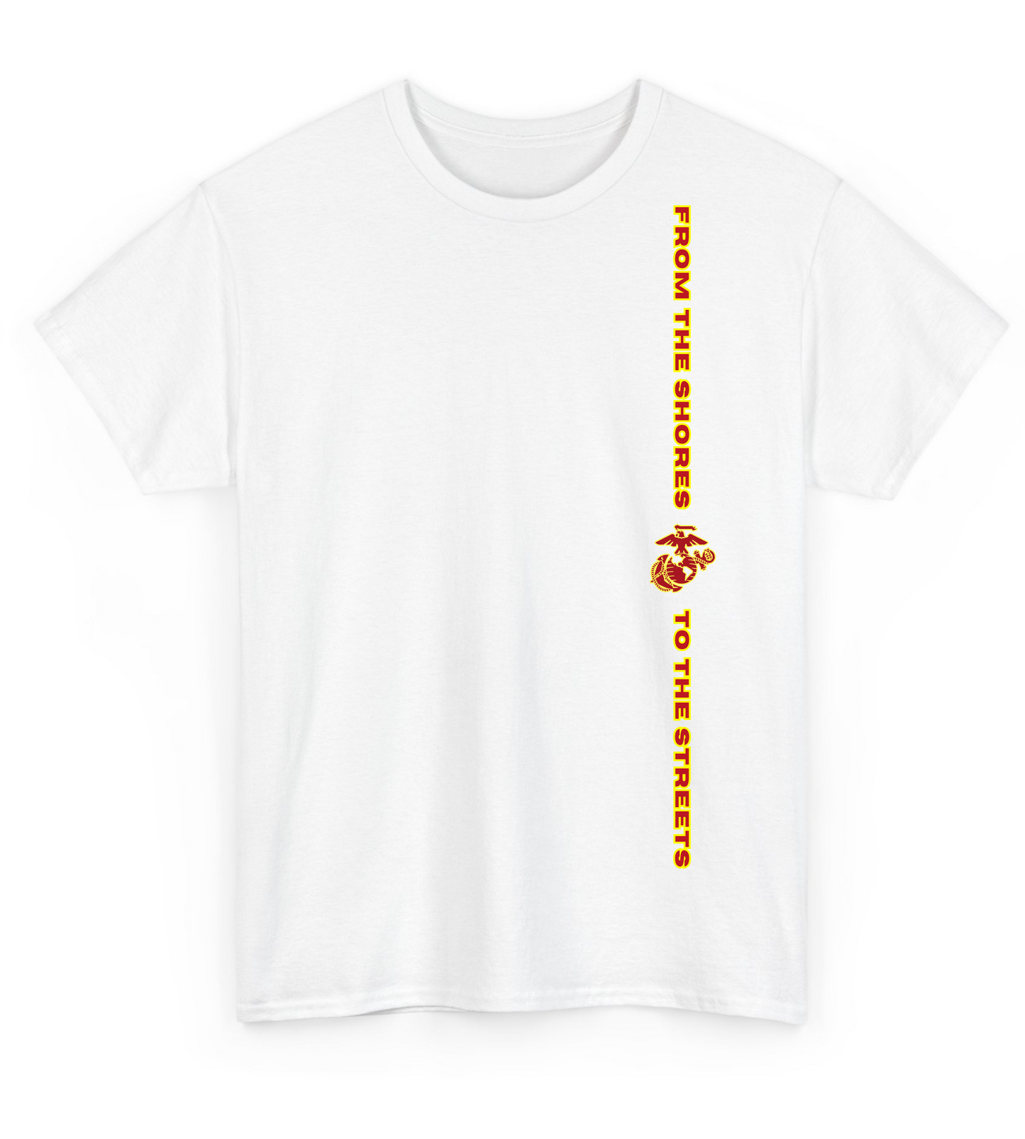 From the Shores to the Streets: Fire Fighter/First Responder Vertical Logo Print