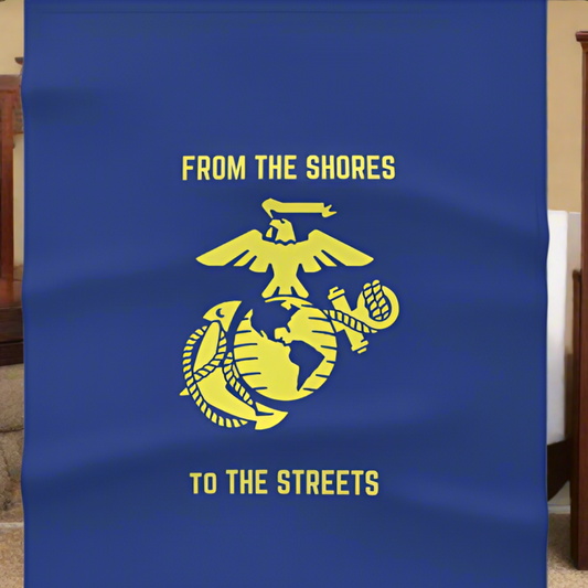 From the Shores to the Streets Throw Blanket